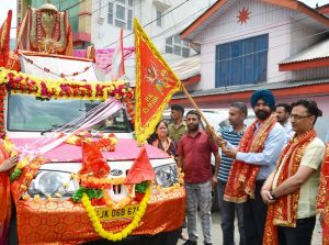 Deputy Commissioner flags off Mata Chandi Mindal Yatra from Doda