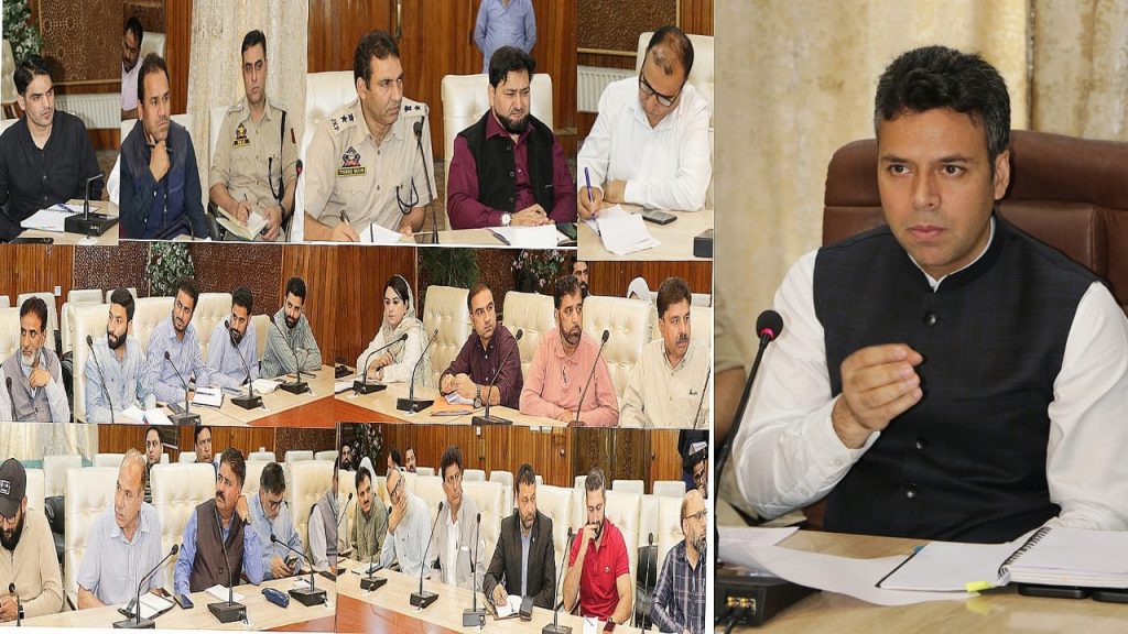 DC Srinagar finalizes arrangements for auspicious festival of Eid-ul-Adha