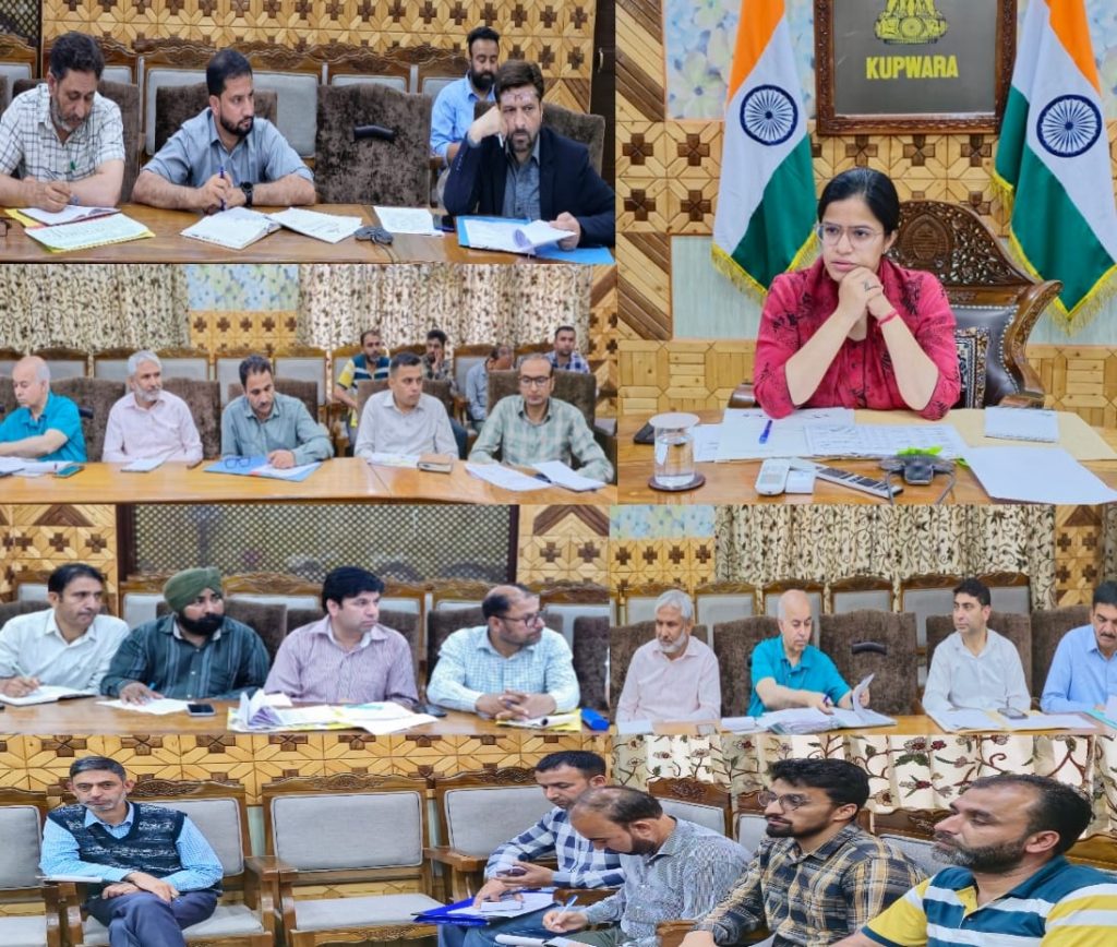 DDC Kupwara reviews progress on NH-701, RKCTC project