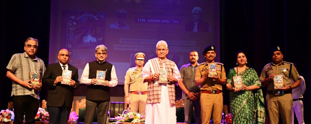 Lt Governor releases book “The Swinging 70s: The Stars, Style and Substance in Hindi Cinema”