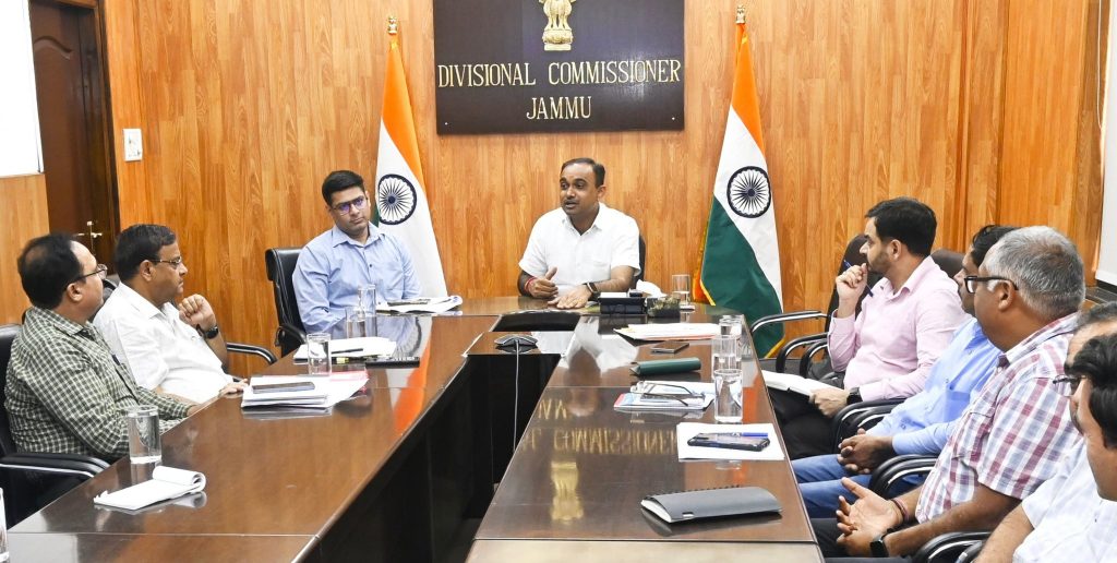 Div Com Jammu reviews power supply status in Jammu Division