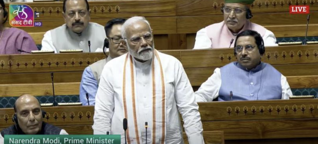 “Calling entire Hindu community violent is very serious matter:” PM Modi hits out at Rahul Gandhi’s remarks in Lok Sabha