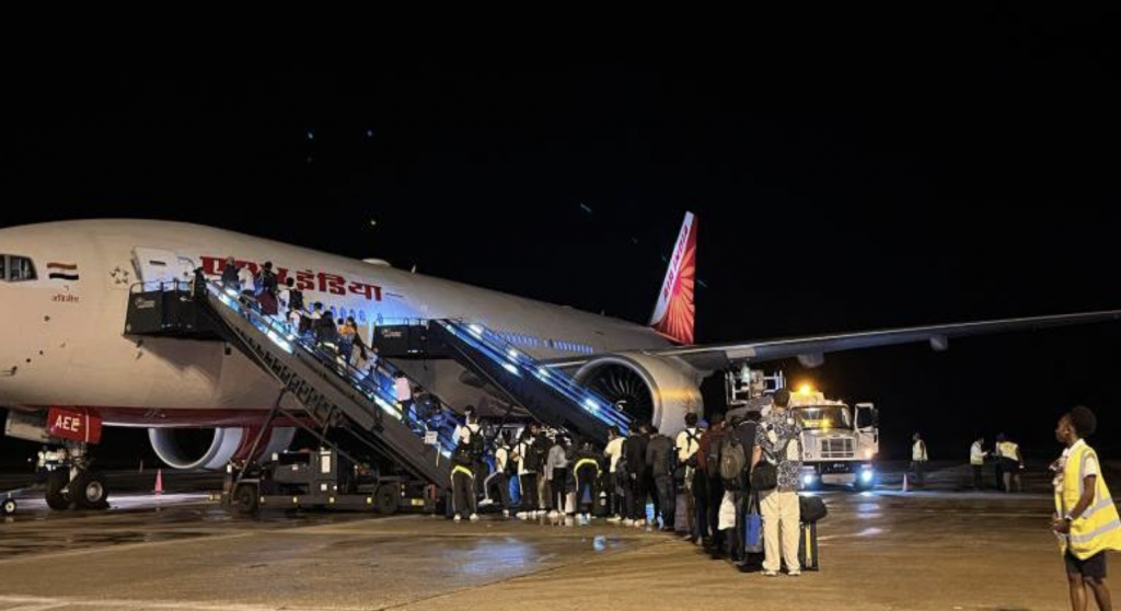 Air India special flight arrives in Barbados to ferry T20 WC champions home