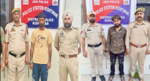 Two Drug Peddlers Detained Under PSA In Kishtwar