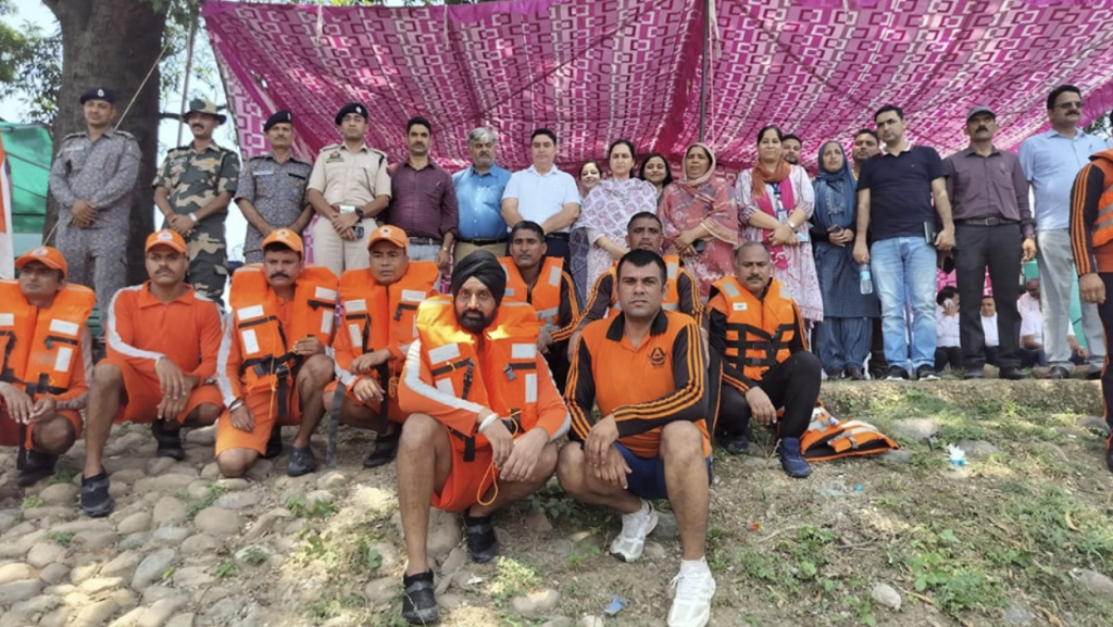 District Administration Samba organizes Mock Drill on Flood Management