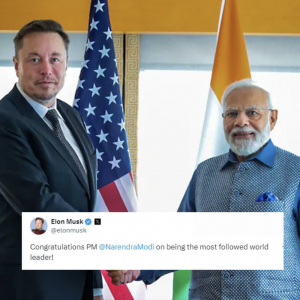 Elon Musk congratulates PM Modi on being most followed world leader on X