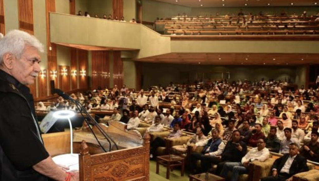 Positive transformation in J&K has frustrated ‘master of terror’: Lieutenant Governor Manoj Sinha