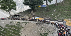 Over 2,500 Pilgrims Leave Jammu Base Camp For Amarnath