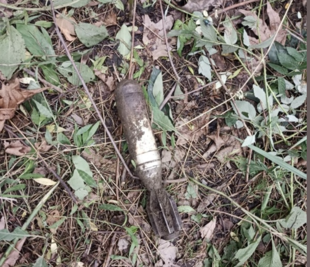 Rusted Mortar Shell Recovered In Poonch