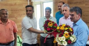 Syed Moin–Ul-Haq takes over as Director SHD Jammu