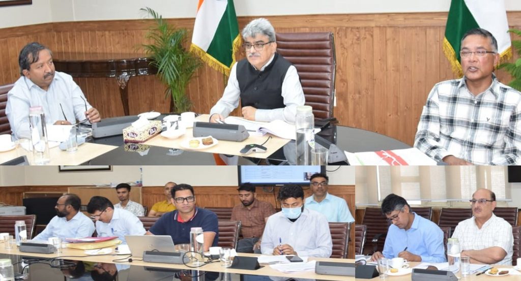 CS takes stock of progress made on construction of Highways across J&K