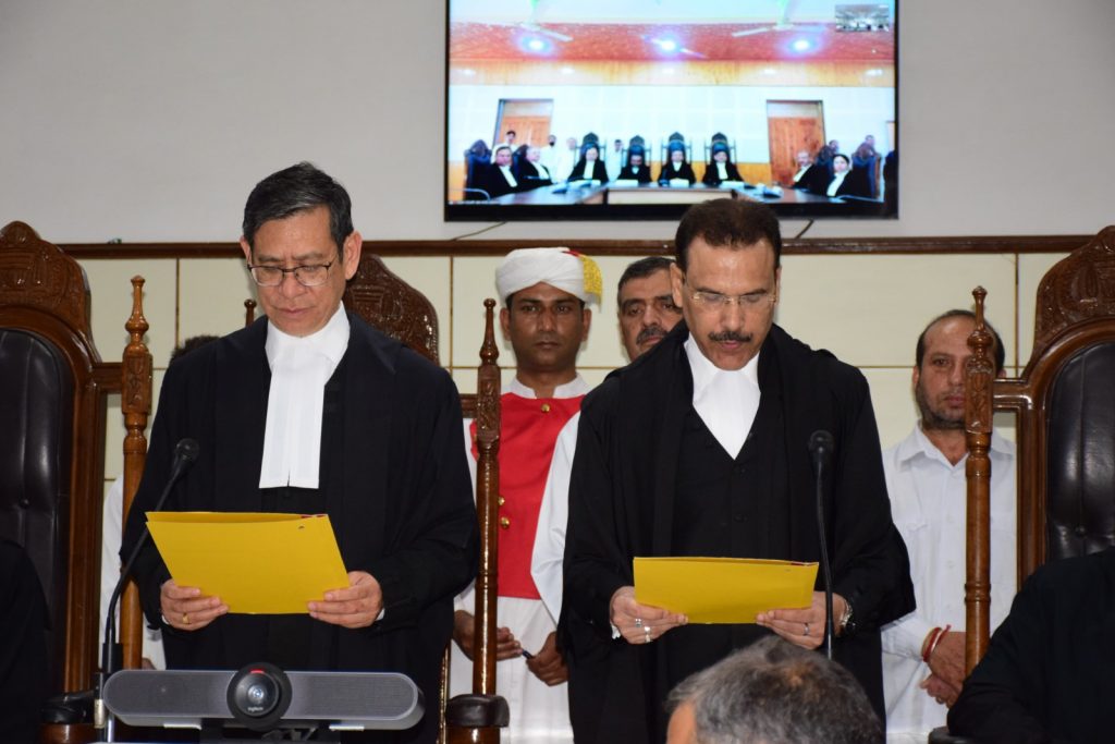 CJ administers oath to Justice Rajesh Sekhri as Addl Judge of HC