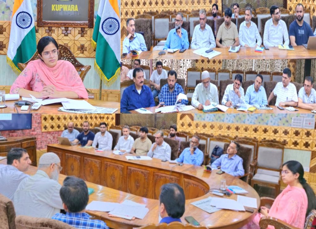 DC Kupwara reviews progress of Jal Shakti department