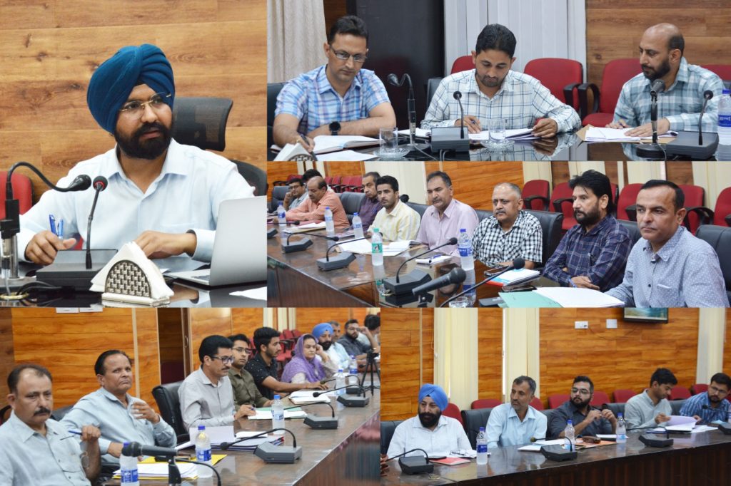 DDC Doda discusses Convergence Plan of MGNREGA