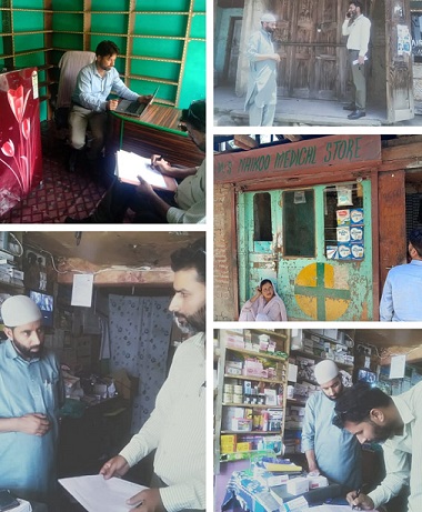 Drug Control Authority Anantnag closes-down 02 Medical Establishments in Kokernag