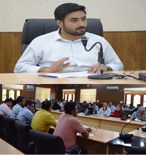 DC Budgam reviews progress under District Capex Plan