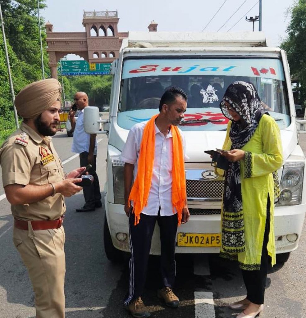 RTO Enforcement Teams conduct enforcement drives in Jammu