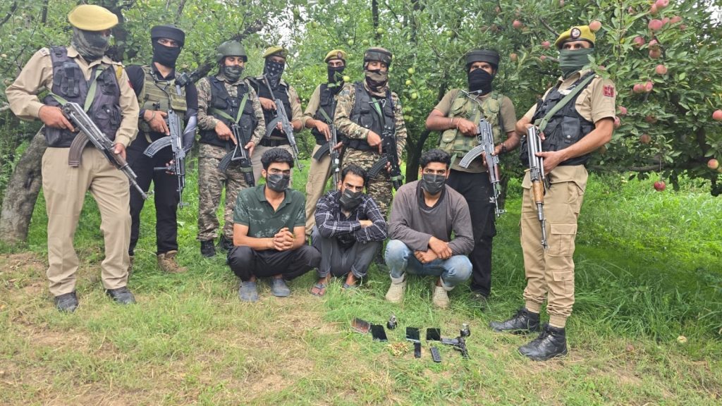 Anantnag Police Foil Terror Plot, Arrest 3 Terrorist Associates