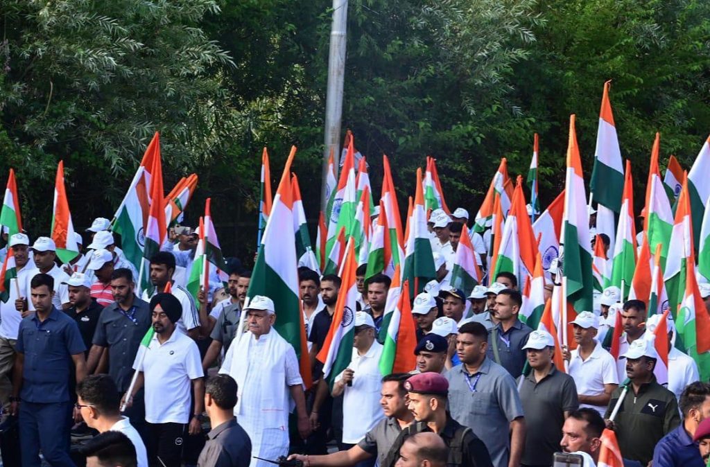 Har Ghar Tiranga campaign in J&K has grown to be a people’s movement: LG Manoj Sinha