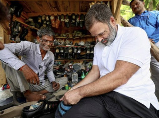 UP Cobbler Rejects Rs 10 Lakh Offer For Slipper Stitched By Rahul Gandhi