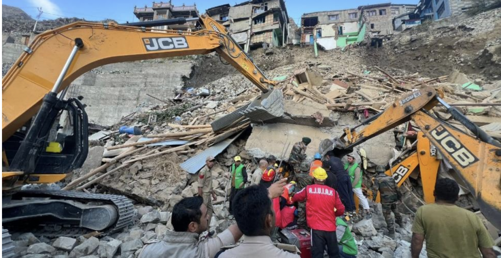 12 Injured After Building On Hill Slope Collapses In  Kargil