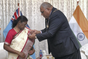 President Droupadi Murmu Receives Fiji’s Highest Civilian Award