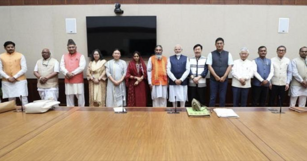 BJP MPs belonging to SC/ST communities met PM Modi over SC’s decision on identifying creamy layer in SC/STs