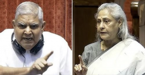 Face-Off Between Chairman Dhankhar And Jaya Bachchan In RS; Opposition Walks Out