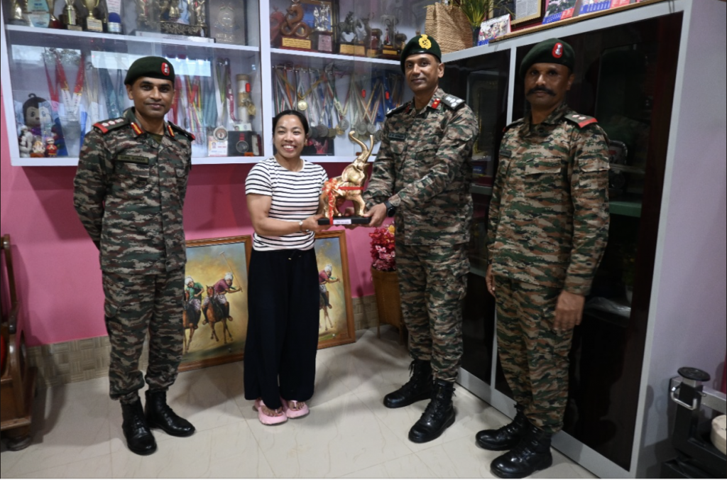 Indian Army honours Mirabai Chanu for fine performance in Paris Olympics