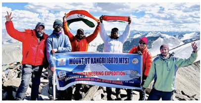 J&K Mountaineers summit UT Kangri Peak in Ladakh