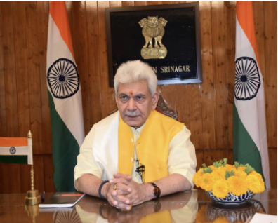 LG Manoj Sinha congratulates J&K Police personnel for bagging gallantry awards