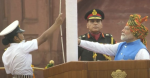 PM Narendra Modi hoists Tiranga at Red Fort on 78th Independence Day