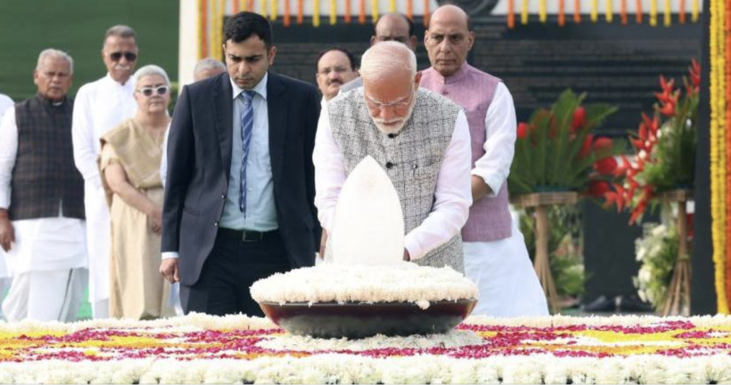 He’s remembered for his unparalleled contribution to nation-building: PM Modi pays tribute to former PM Atal Bihari Vajpayee