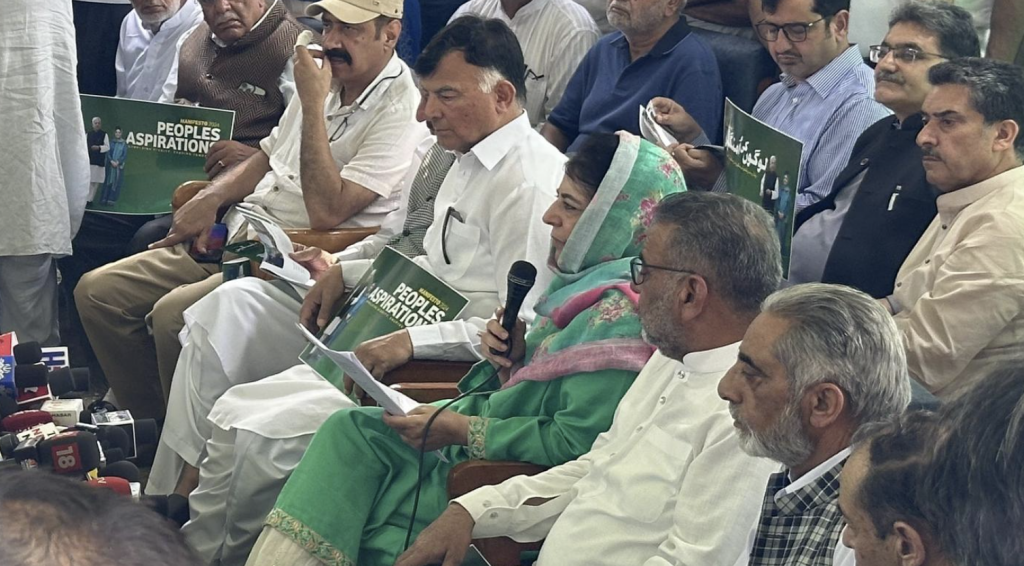 Will Extend Complete Support To NC-Congress Alliance If PDP’s Agenda Is Accepted: Mehbooba