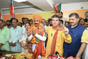 Cong Leader, Retired SSP, Several Others Join BJP In Jammu