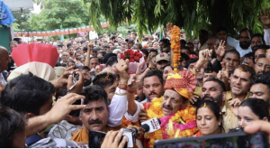 Nagrota accords rousing reception to Rana