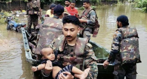 Jammu’s Capt saves many lives in Gujarat floods