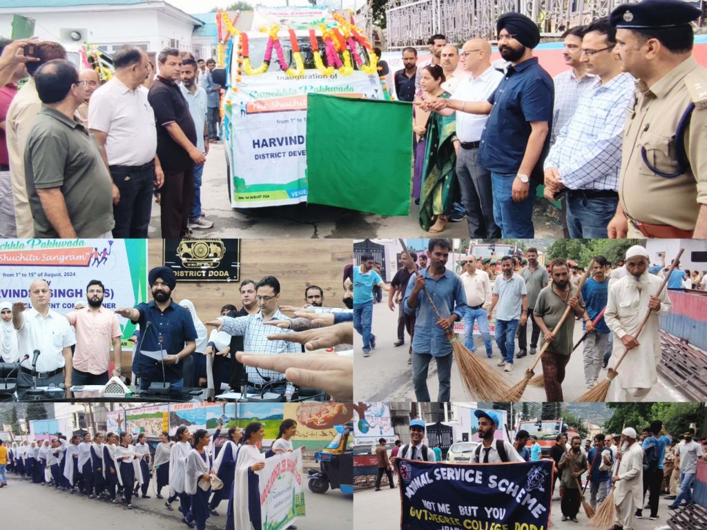 Harvinder Singh inaugurates Swachhta Pakhwada “The Shuchita Sangram” in Doda