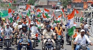 Ramban Admin organizes “Mega Wheels Tiranga Yatra” to honor Martyrs, Freedom Fighters