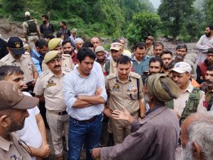 DC takes on spot review of rescue, relief measures in Cloudburst-Hit Rajgarh