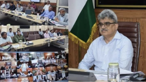 Chief Secretary reviews implementation of Jal Shakti Abhiyan-Catch the Rain in J&K