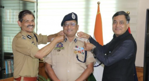 DGP Swain decorates Sunil Gupta with IGP rank