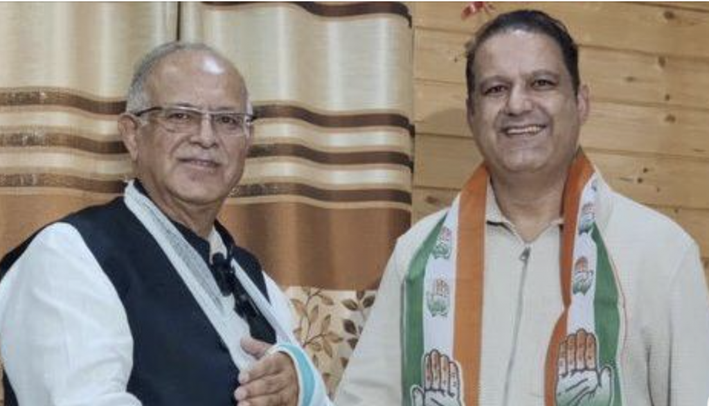 Former PDP Chief Spokesperson Suhail Bukhari Joins Congress