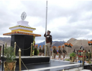 DG RPF pays tribute to police bravehearts at Hot Springs memorial, Ladakh