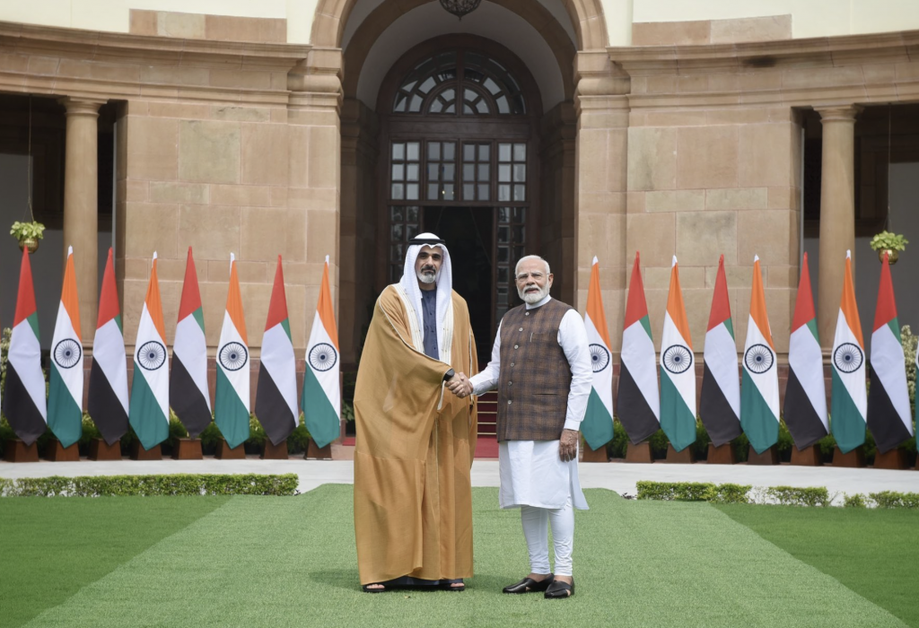 Abu Dhabi Crown Prince Meets PM Narendra Modi In Delhi