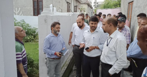 JMC Commissioner visits dengue affected hotspot areas