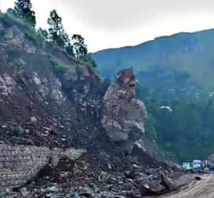 Massive Landslide Affects Connectivity On Jammu-Rajouri-Poonch National Highway