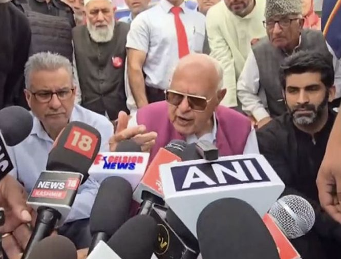 “Those Who Once Raised ‘Pakistan Zindabad’ Slogans Now Align With BJP”: Farooq Abdullah