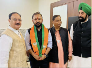 Ankur Sharma joins BJP