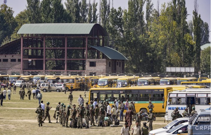 Second Phase Of J&K Assembly Polls | Security Stepped Up At Polling Booths